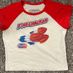 Firecracker cropped tshirt